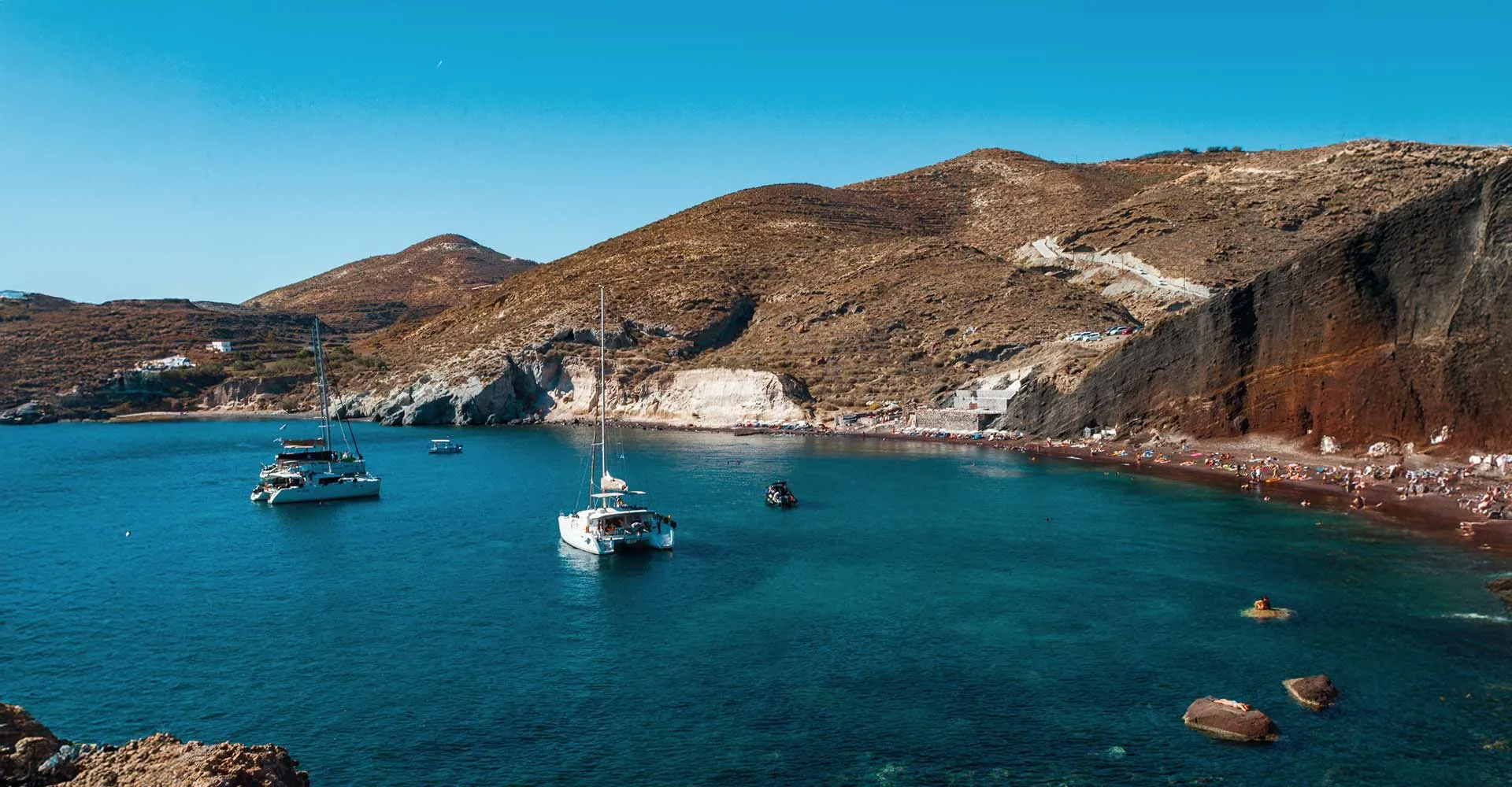 Cruising the Coastal Beauties of Santorini